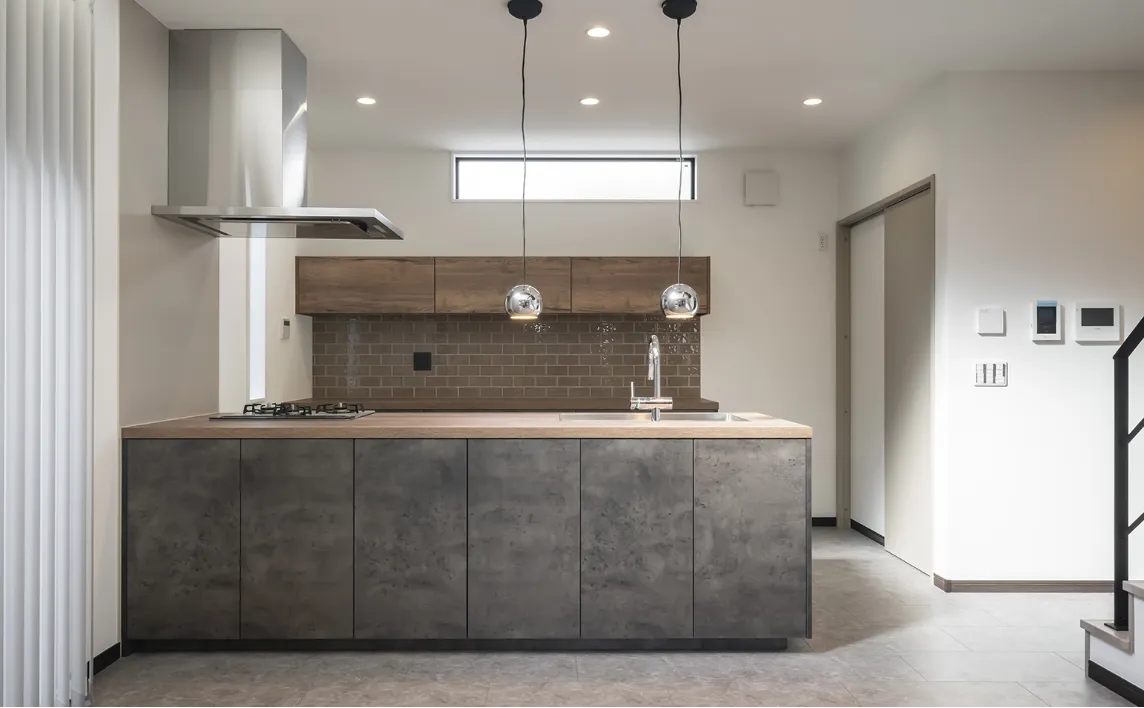 対面型キッチンのスタンダードスタイル