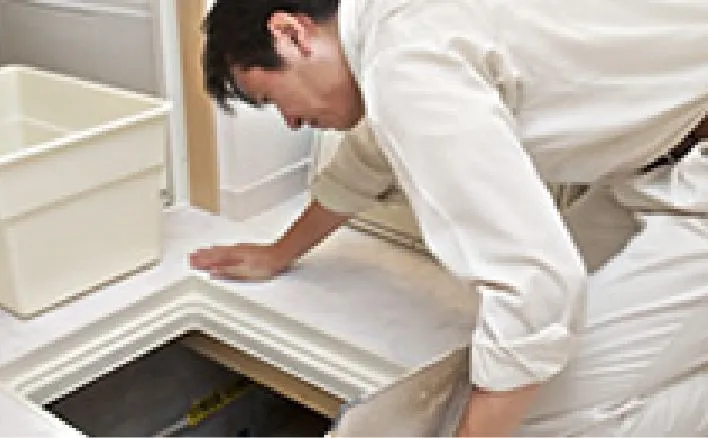 防蟻点検：床下の状態確認