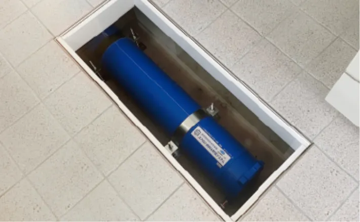 非常用貯水機能付き給水管