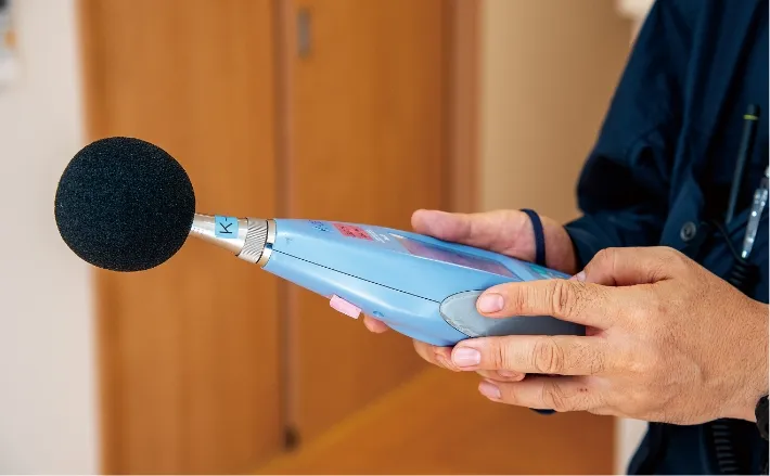 界壁の音響性能測定