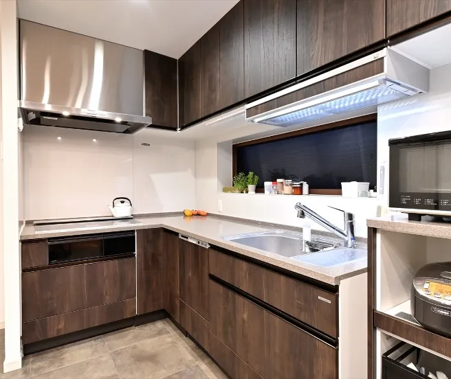 使うときのことを想定してプランを練ったキッチン image - 1