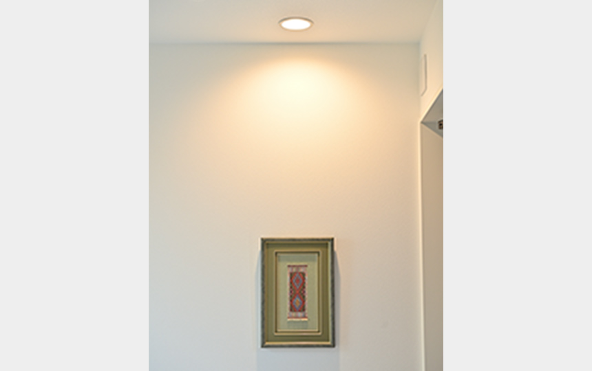 玄関を飾る奥さまの作品