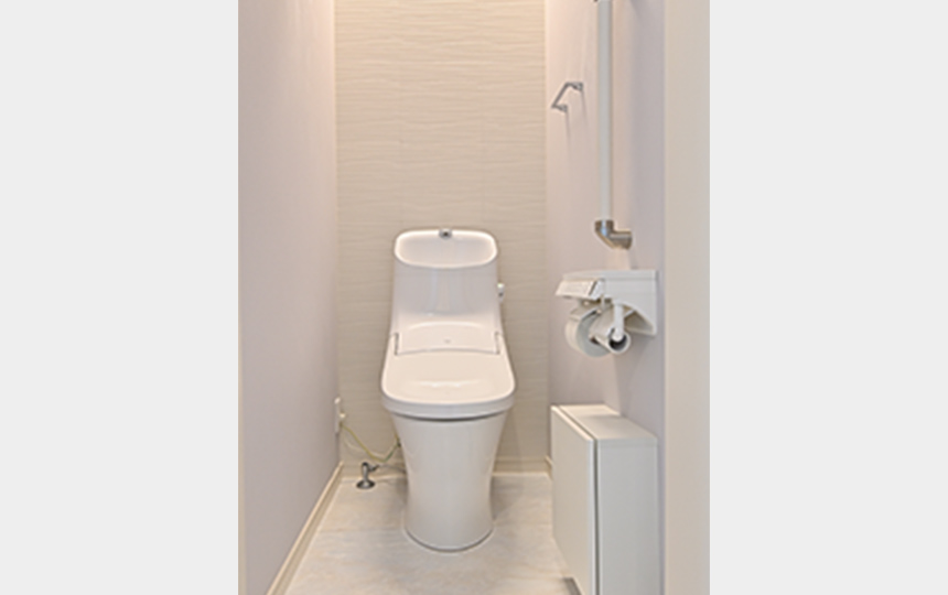 相談を重ねた１階トイレ