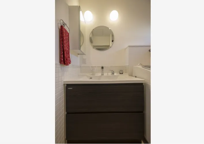 ホテルライクな印象の洗面台