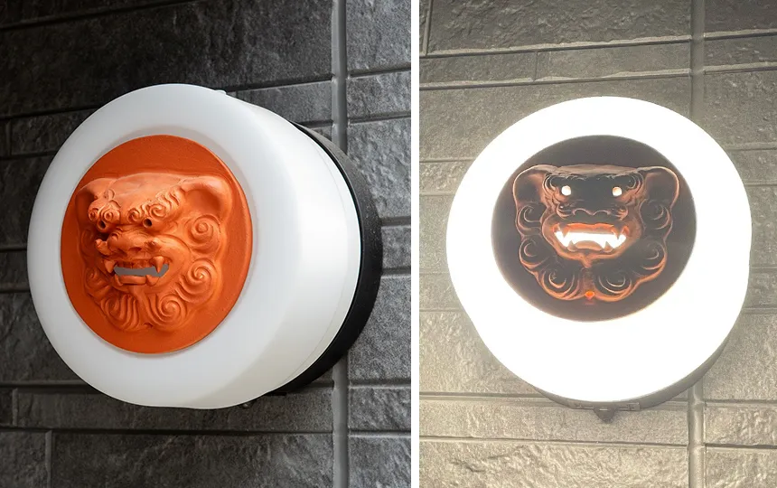 玄関ポーチの照明