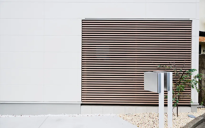 1階テラスの外観