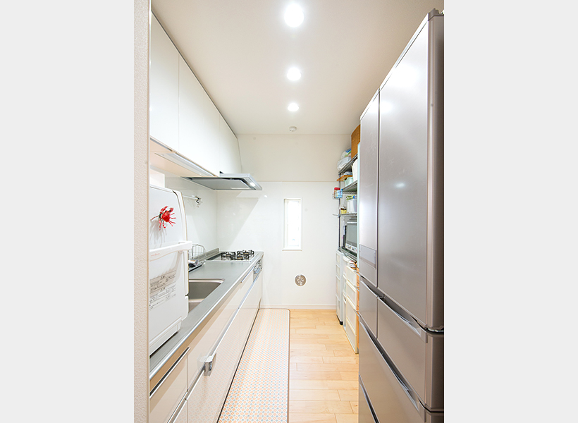 作業効率の良い対面式キッチン