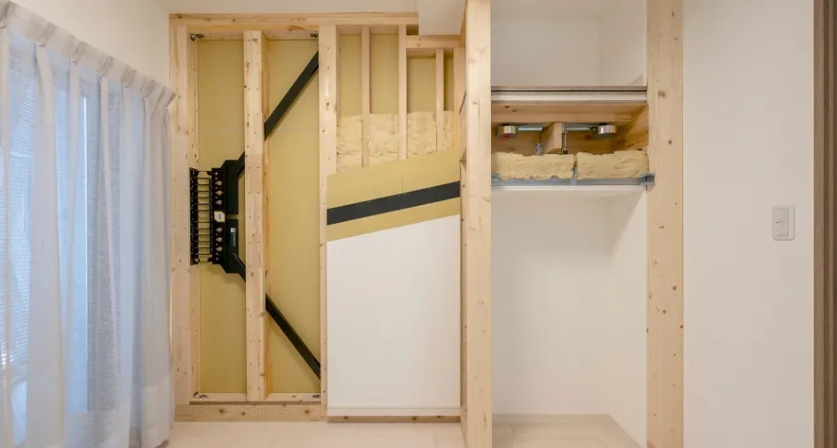 阿佐ヶ谷1Kモデルルーム 構造展示