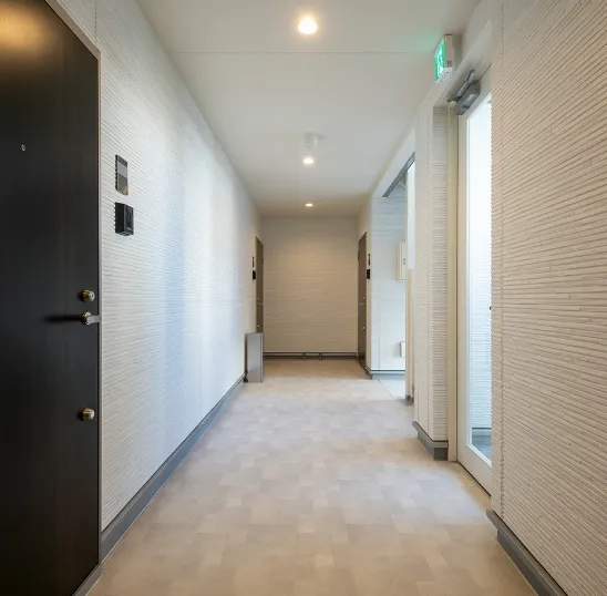 2階建て共同住宅 共有廊下