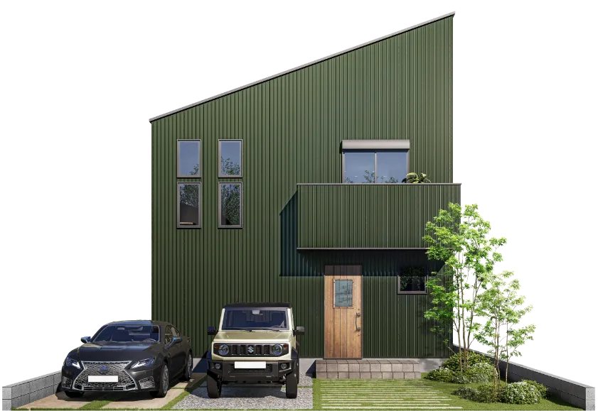 Sub image for 光と風を感じる 2Fリビングの家